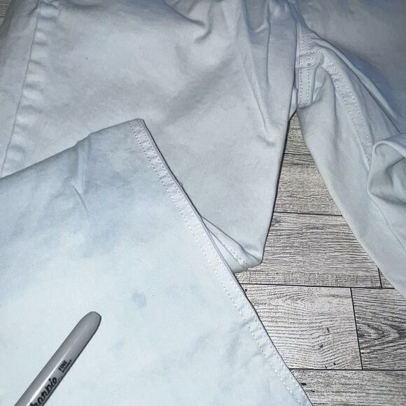 Oh Baby Maternity Jeans Size Medium 8 Secret‎ Fit Belly Cropped White - Picture 5 of 10